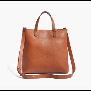$158 MADEWELL zip-top transport crossbody leather bag *no monogram*